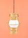 Lantern in rope & opaline