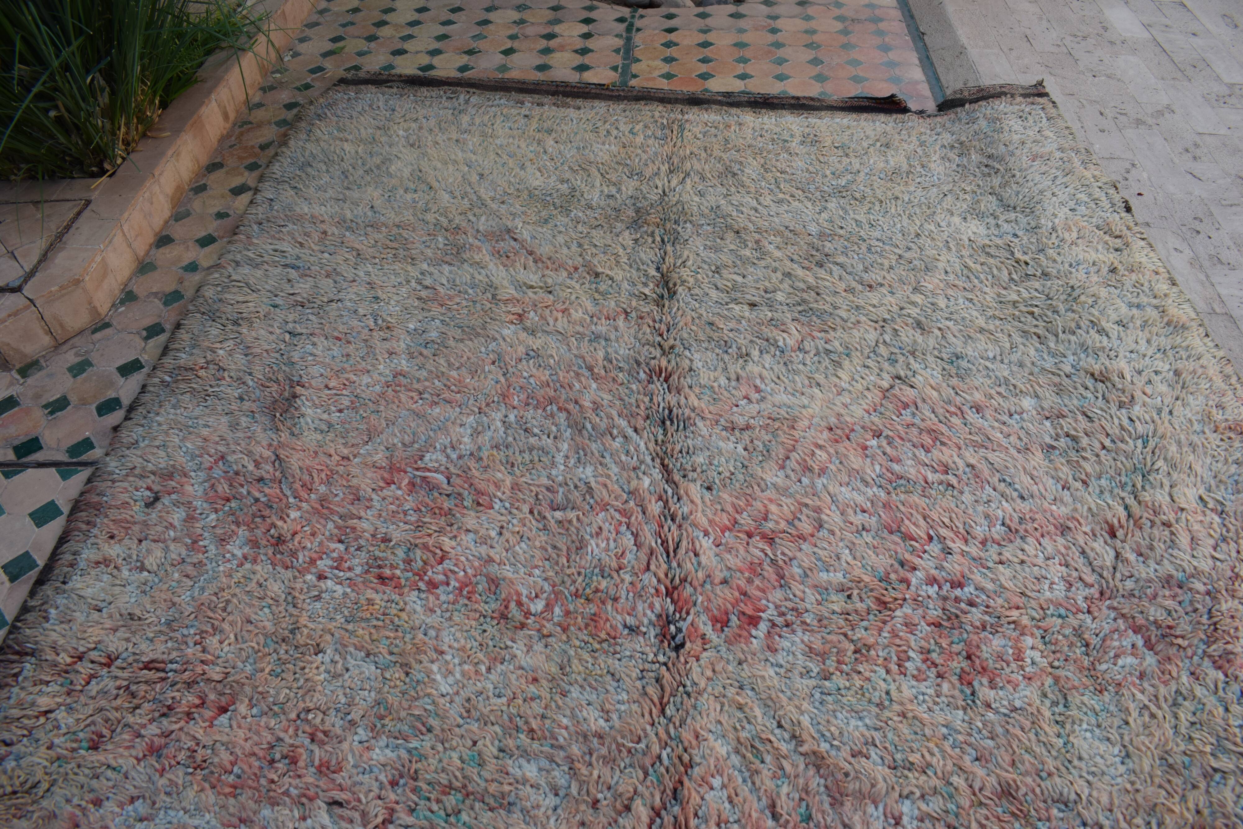 Berber rug Moroccan vintage Atlas