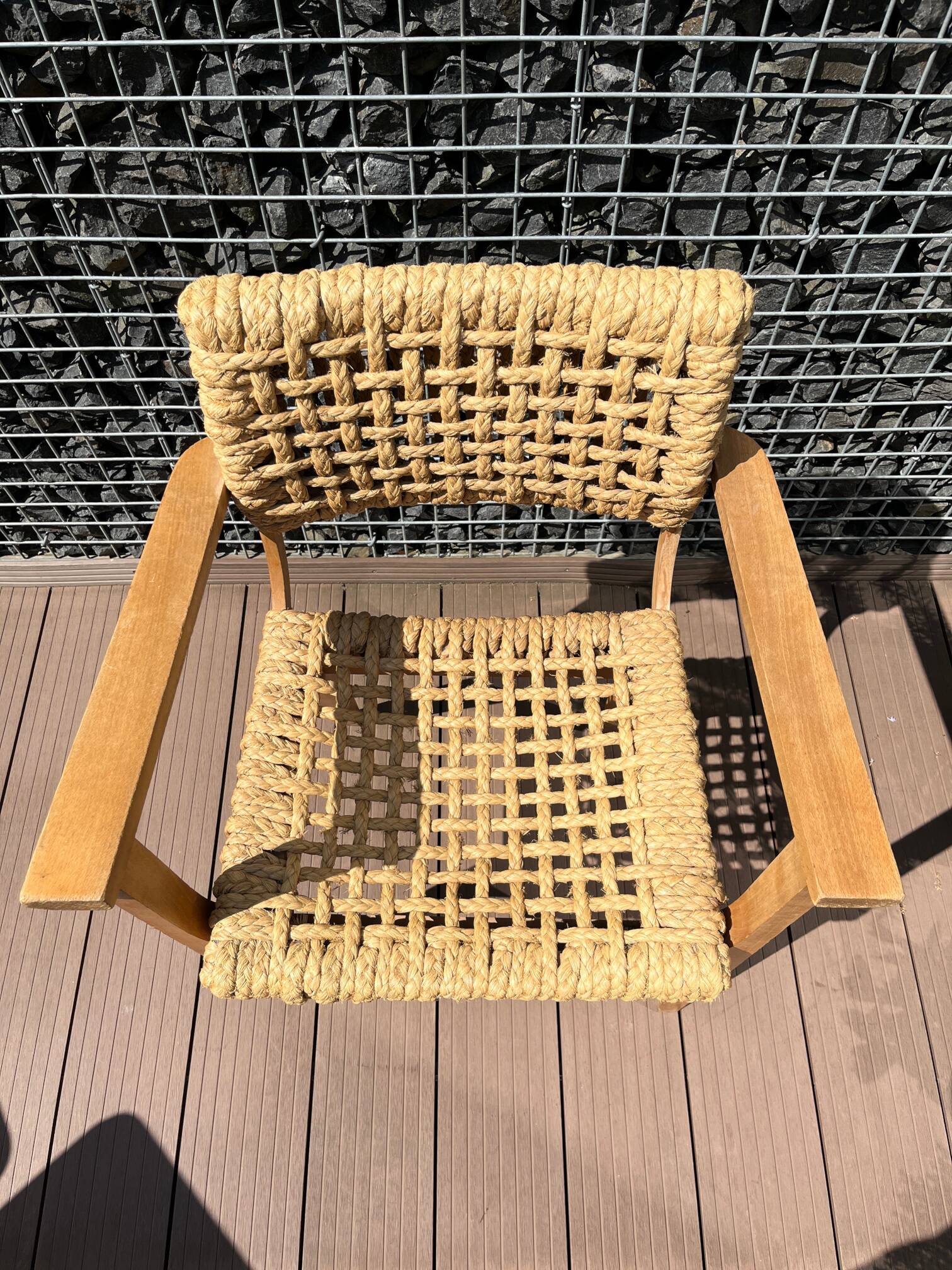 Audoux &  Minet Bridge Armchair, 1950s