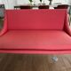 Canapé 2 places Steiner rouge tissu
