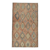 Tapis Kilim au design nomade turc 6x10, 181x312 Cm