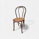 Vintage bistro chair in bent beech, caned seat – Thonet spirit