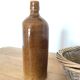 Set of 5 antique glazed stoneware bottles