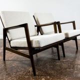 Pair of type 300 130 armchairs by Swarzędzkie Fabryki Mebli 1960s