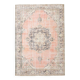 7x10 Vintage Salmon Pink Classic Madallion Turkish Rug, 219x314Cm