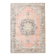 7x10 Vintage Salmon Pink Classic Madallion Turkish Rug, 219x314Cm