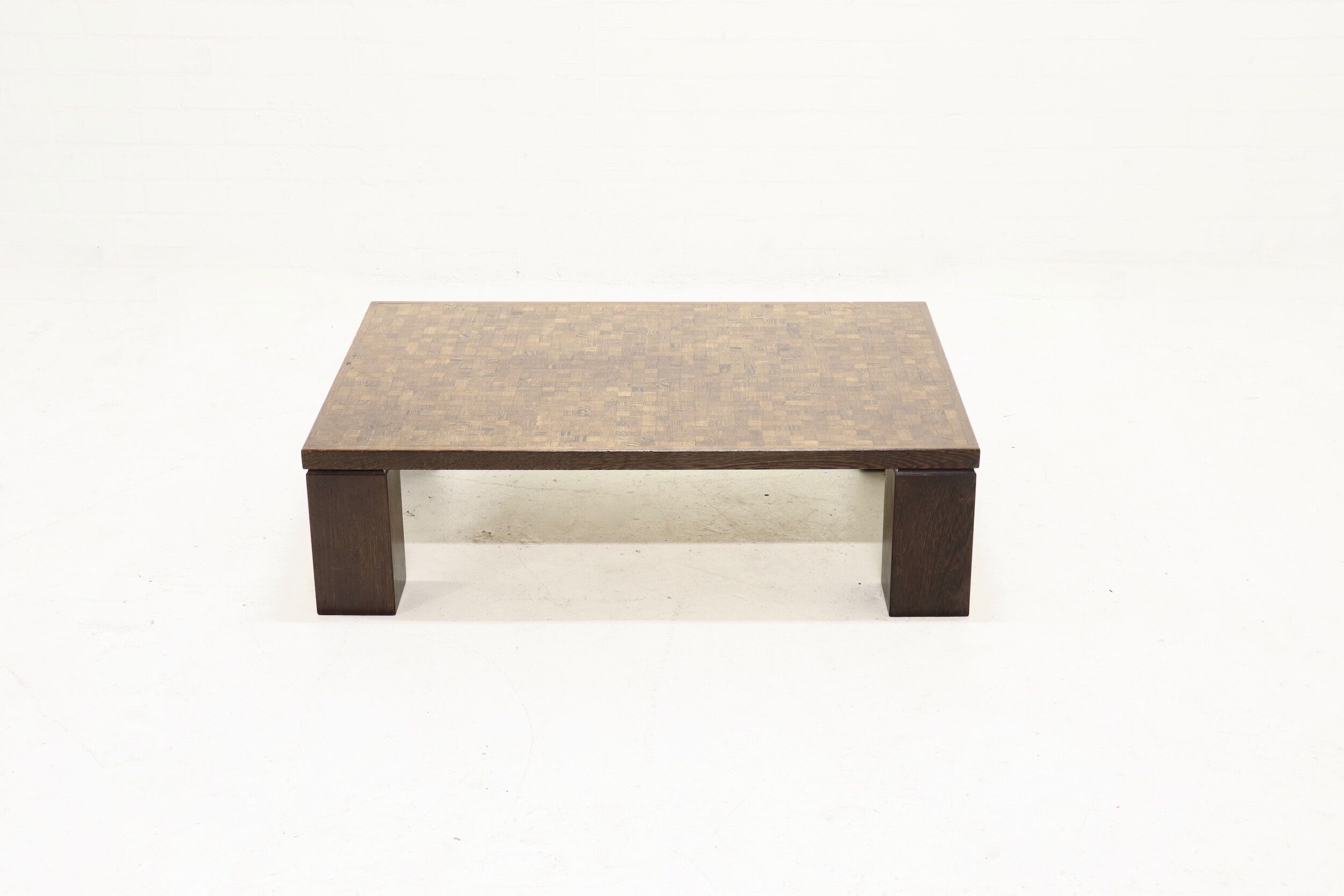 Rolf Middelboe & Gorm Lindum brutalist wenge coffee table 1970