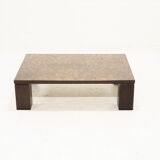 Rolf Middelboe & Gorm Lindum brutalist wenge coffee table 1970