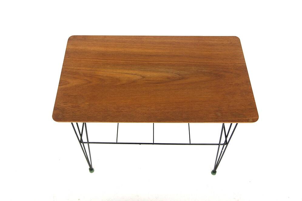 "Stringbord" teak side table, Sweden, 1950