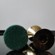Pair of vintage Scandinavian brass candlesticks
