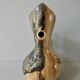 Ceramic pitcher imitation wood, Cerart, 70s