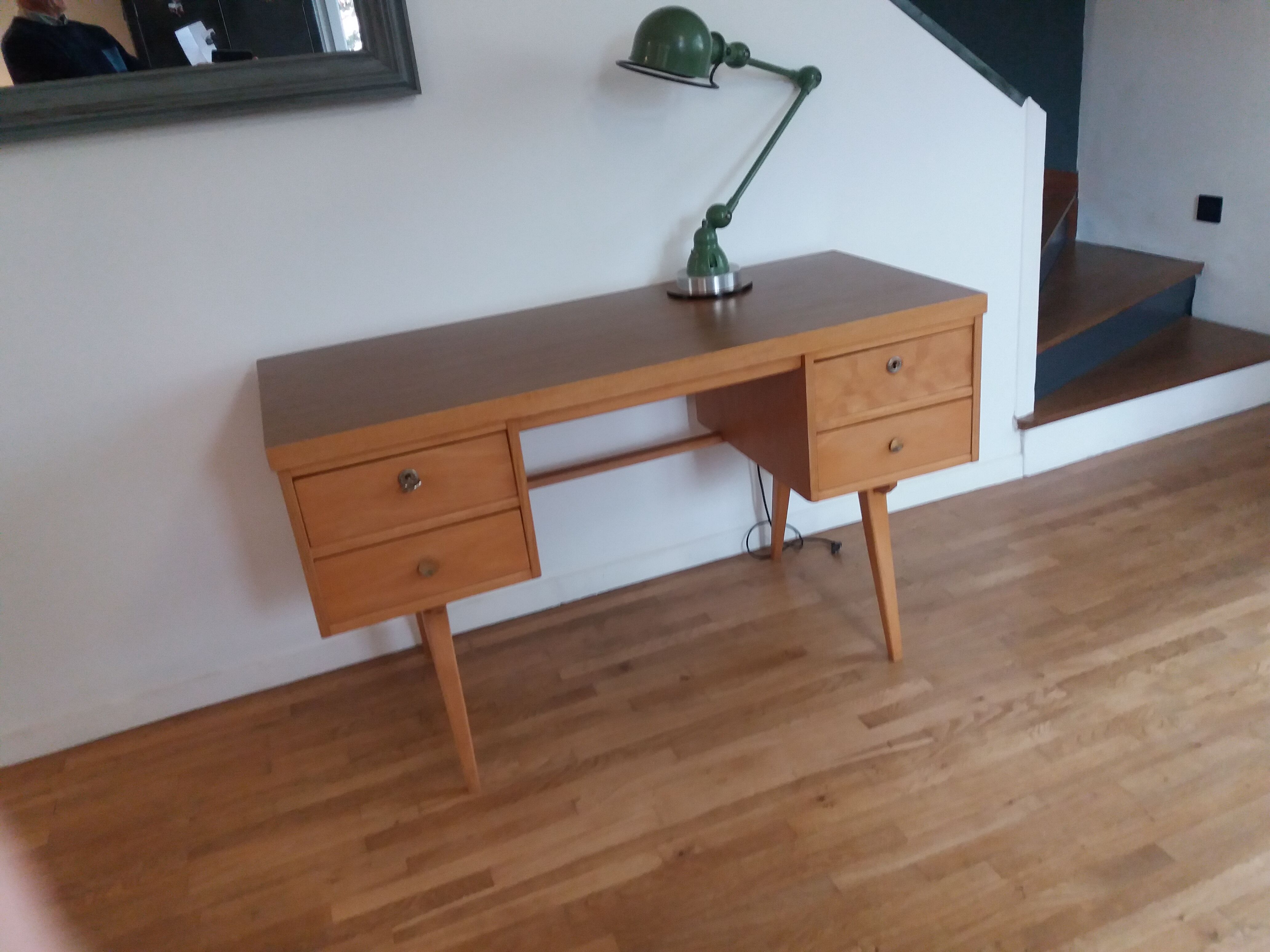 Desk feet compass 50s