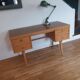 Bureau pieds compas années 50