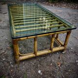 Table basse rotin