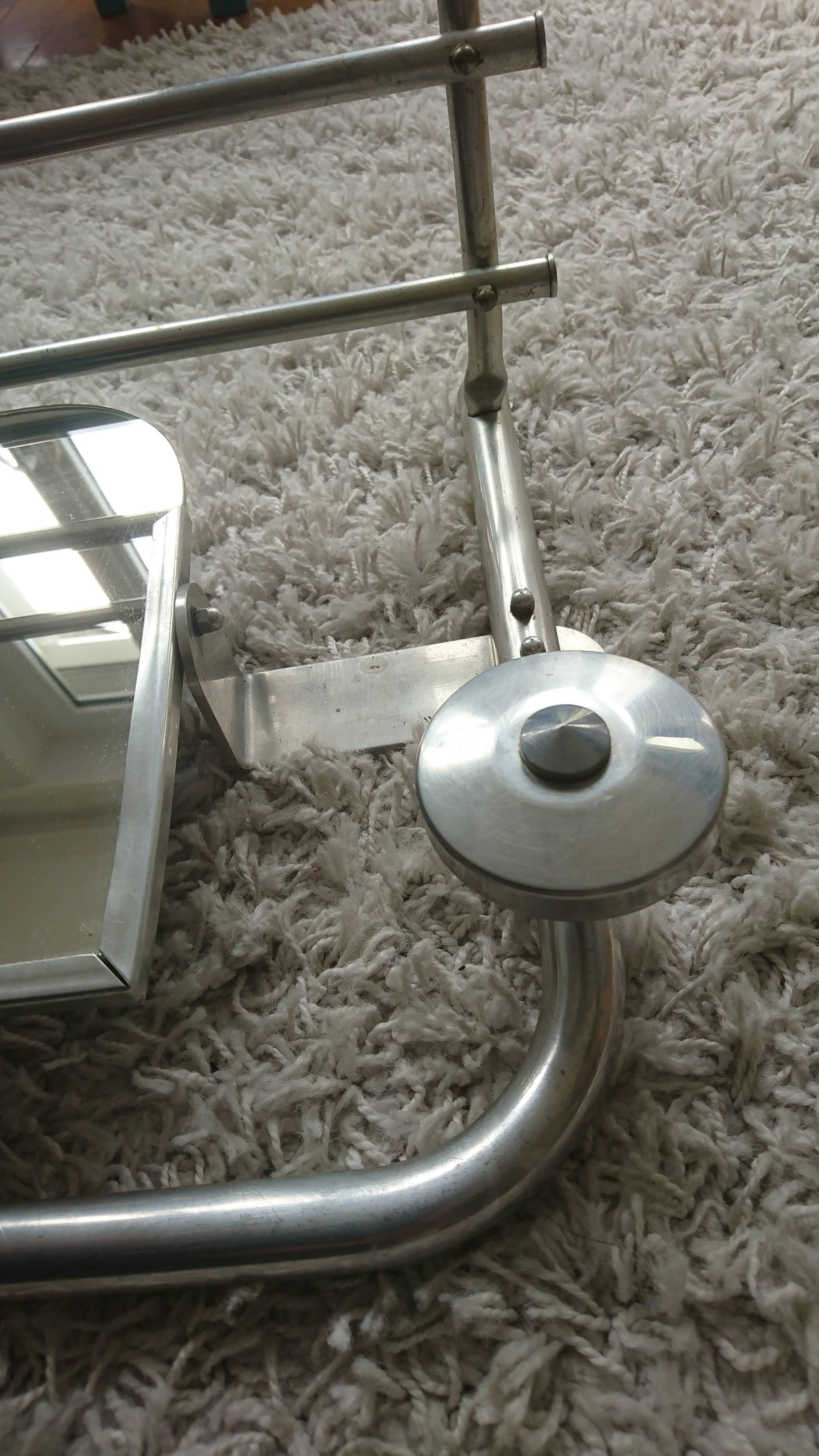 Peg mirror 4 aluminum heads