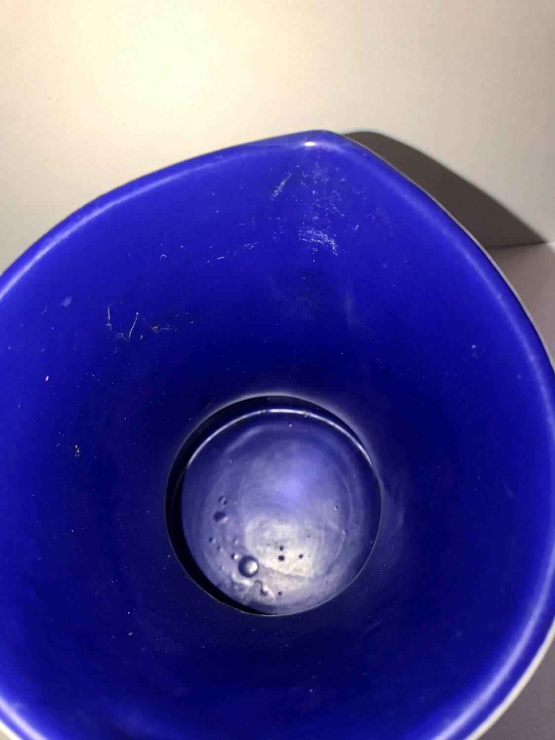 Saint-Clément blue white pitcher