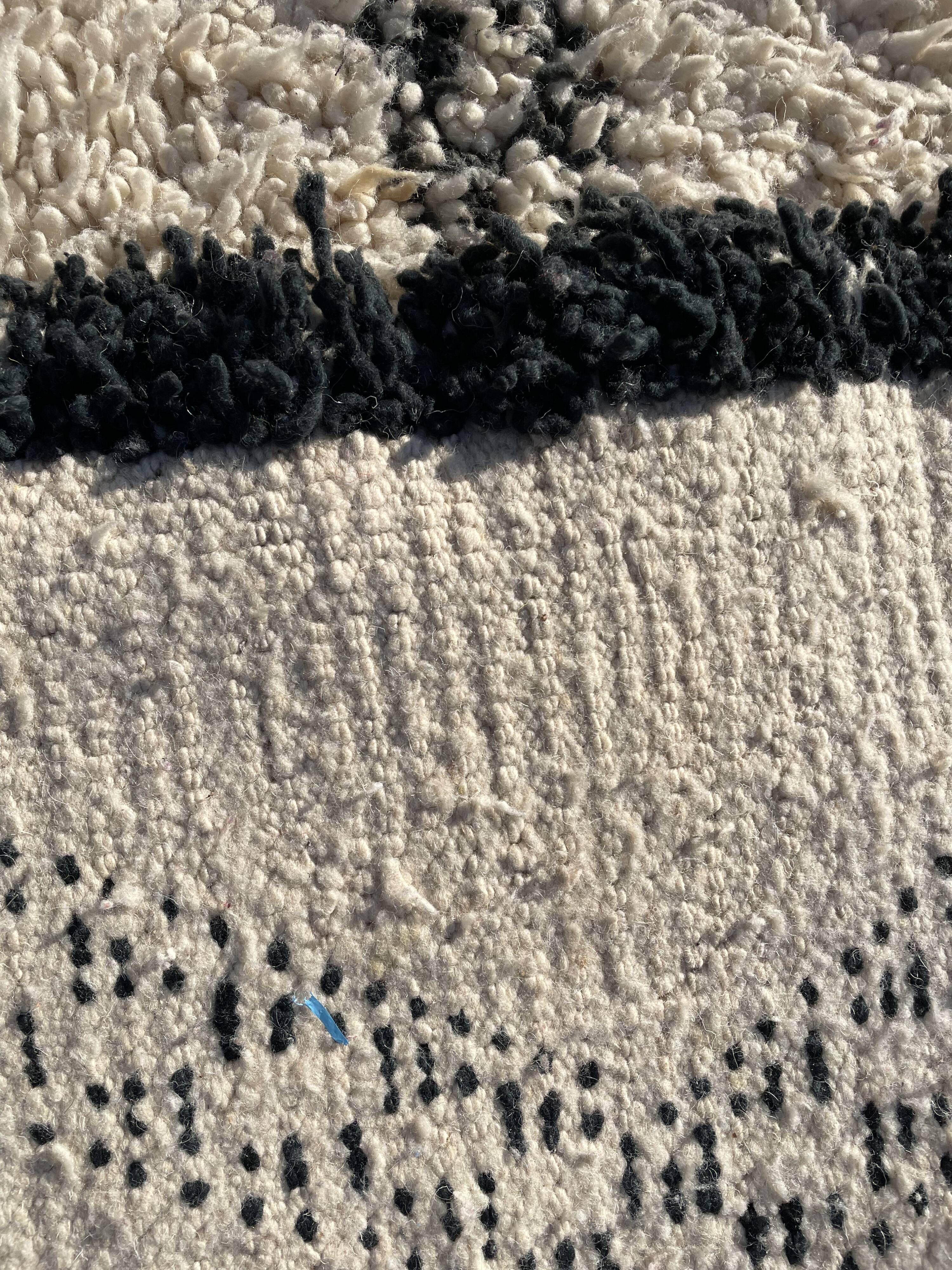 Berbere carpet beni ouarain old diamonds 155x300 cm