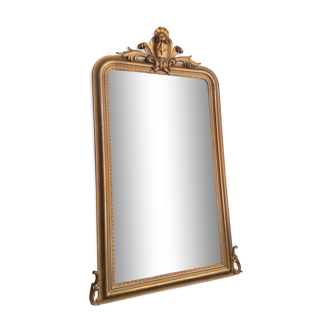 Nineteenth century pediment mirror