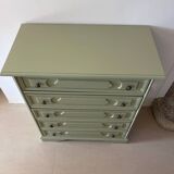 Commode ancienne relookée 5 tiroirs