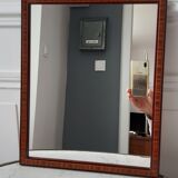 Mirror in wood and plaster painted art deco 30s