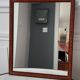 Mirror in wood and plaster painted art deco 30s