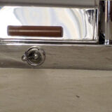 Wall lamp nickel plated art deco