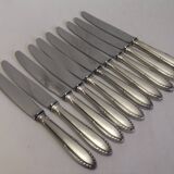 Reneka silver metal knives stainless steel blade filet service cutlery