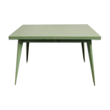 Old Tolix dining table