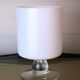 White Murano Vase, Italy 1970s
