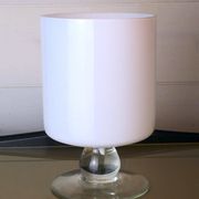 Vase Murano Blanc, Italie 1970's