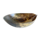 Vintage brass drop-shaped fruit bowl