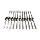 Christofle cutlery set - 11 fourchettes de table et 11 cuillères à soupe - Art déco - Métal argenté