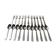 Christofle cutlery set - 11 fourchettes de table et 11 cuillères à soupe - Art déco - Métal argenté
