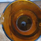 Amber glass pitcher