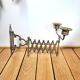 Extendable wall candle holder