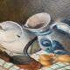 Tableau huile sur toile nature morte