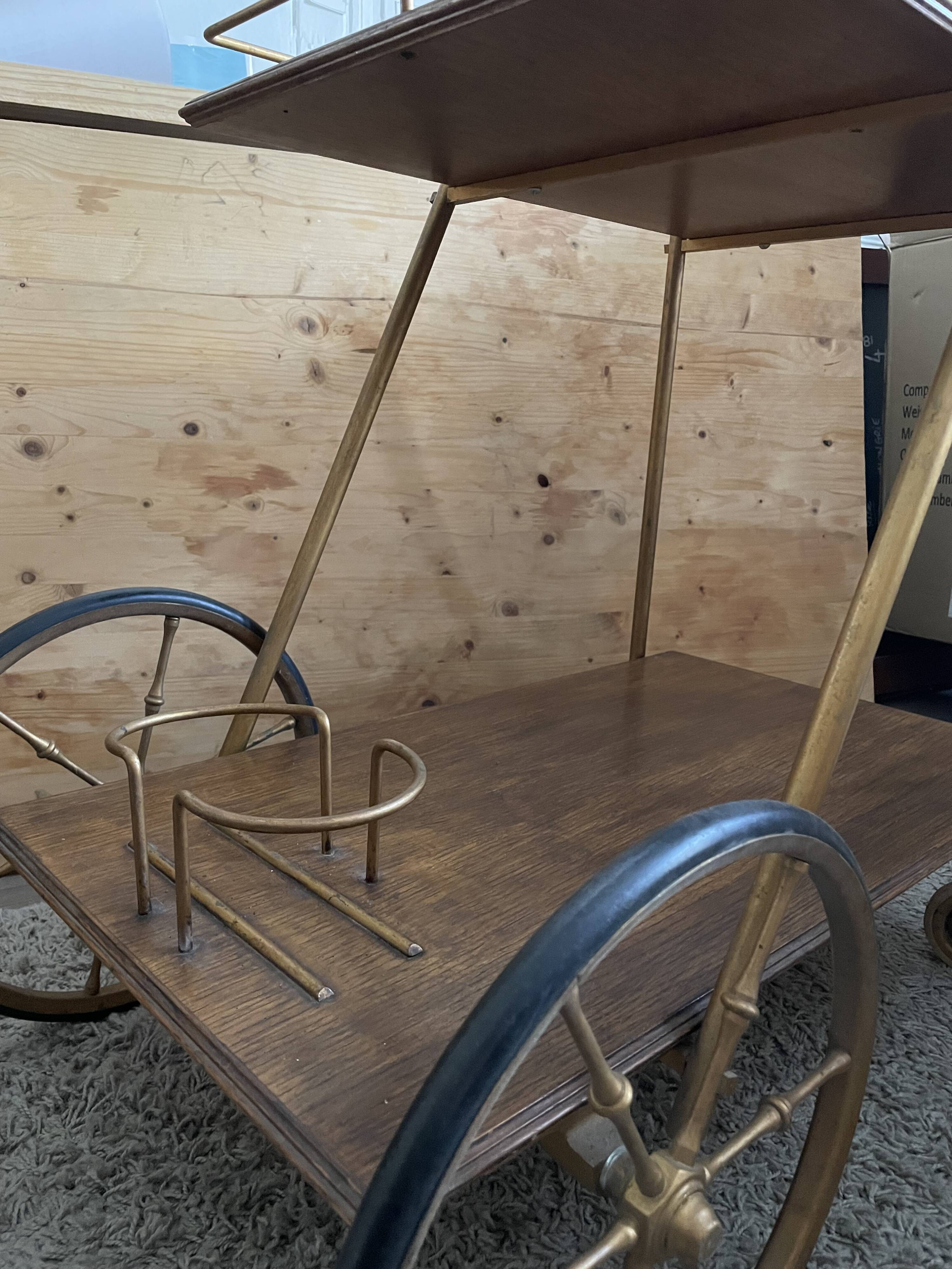 Bar trolley - vintage Art Deco cart