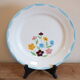 Plat rond années 50 Salins modèle Jocelyne - fleurs
