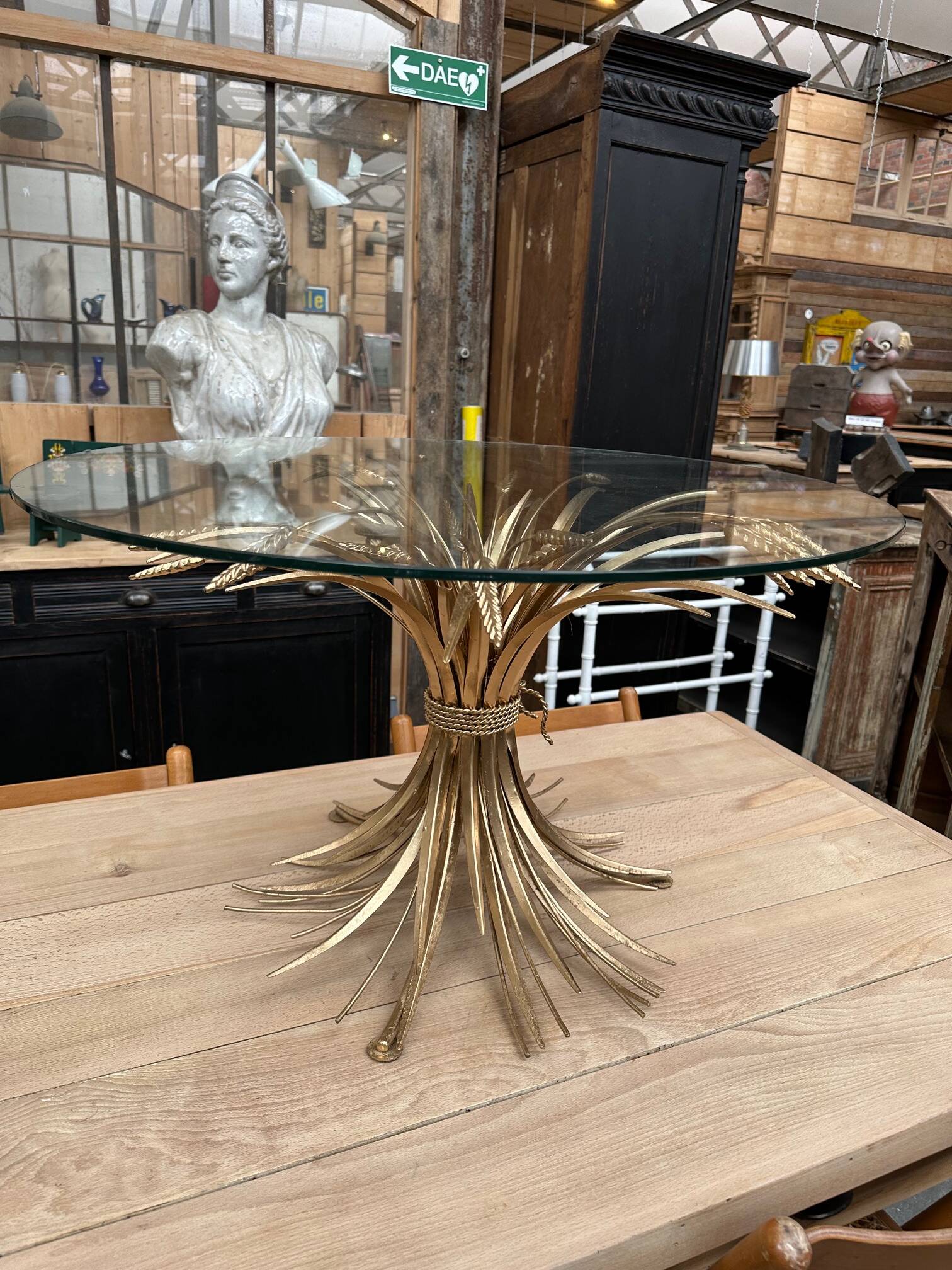 “Coco Chanel” wheat ear coffee table