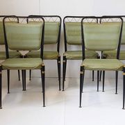 Suite de 6 chaises vintage 1950