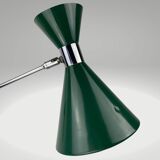 Lampe pivotante diabolo à arc mural architectural réglable, Herda, Pays-Bas 1960