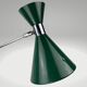 Adjustable architectural wall arc diabolo swing lamp, Herda, Dutch 1960s