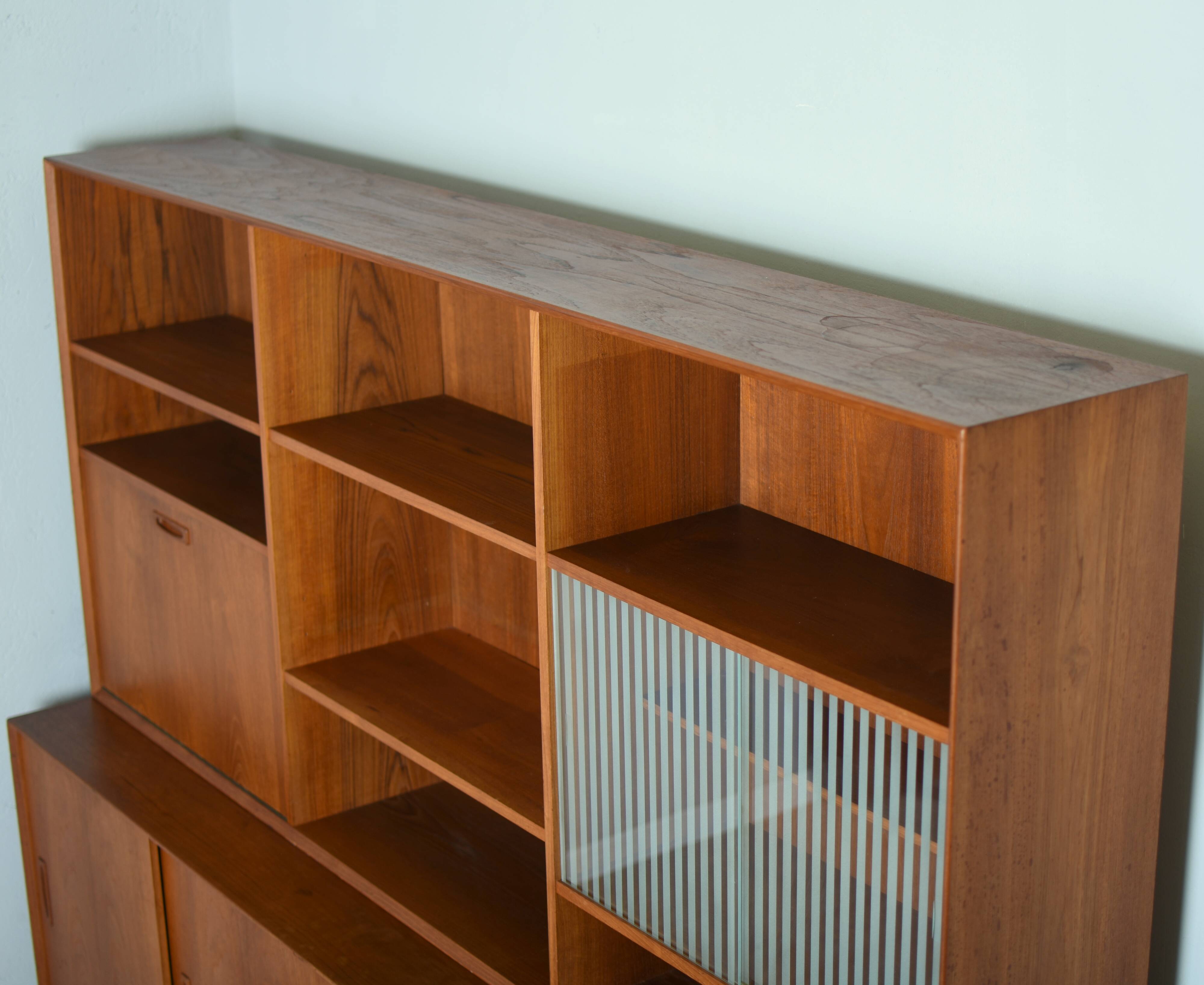 Teak bookcase, Denmark, 1970s