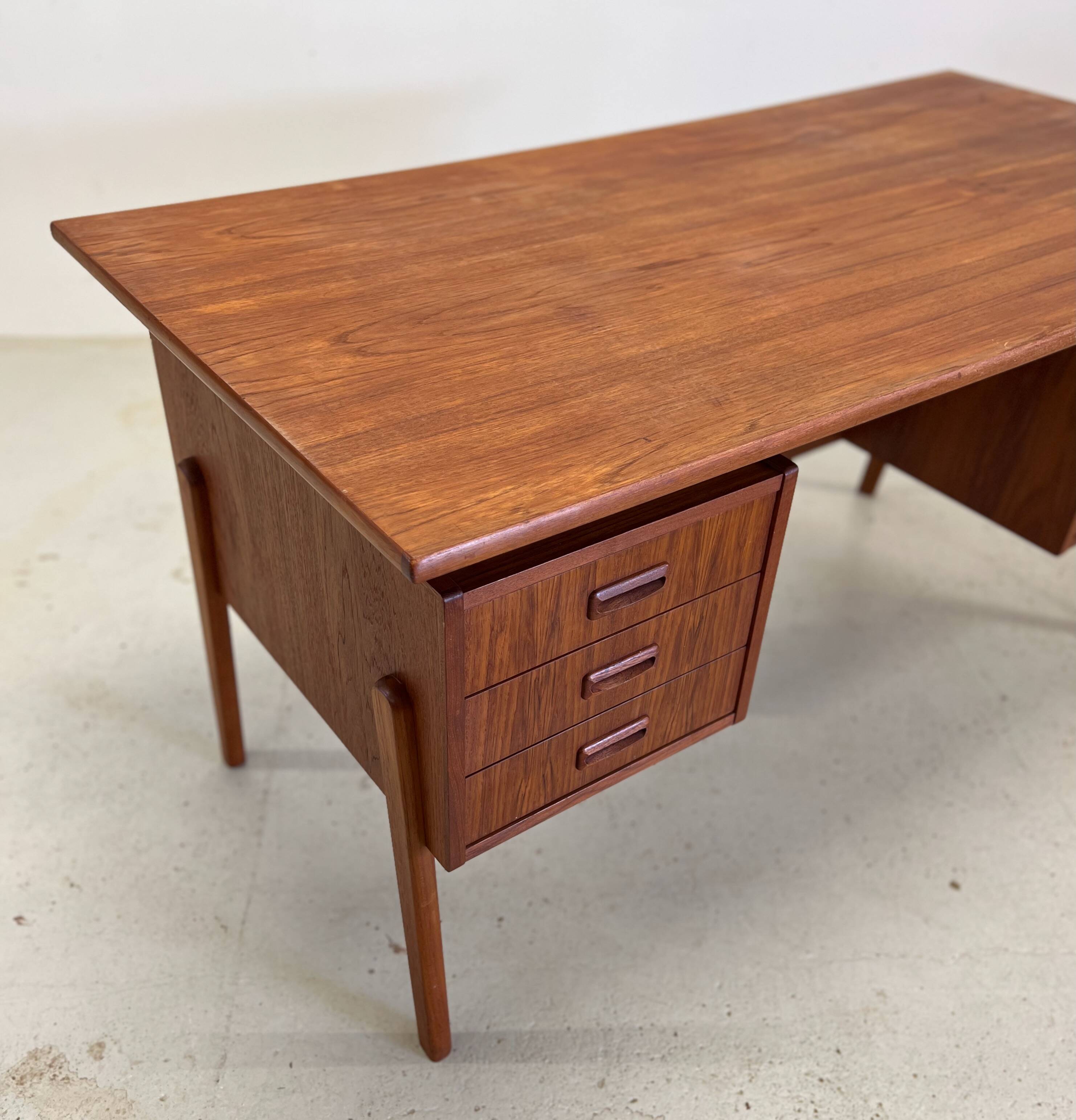 Danish Teak 'Floating-Top' Desk, 1960s.