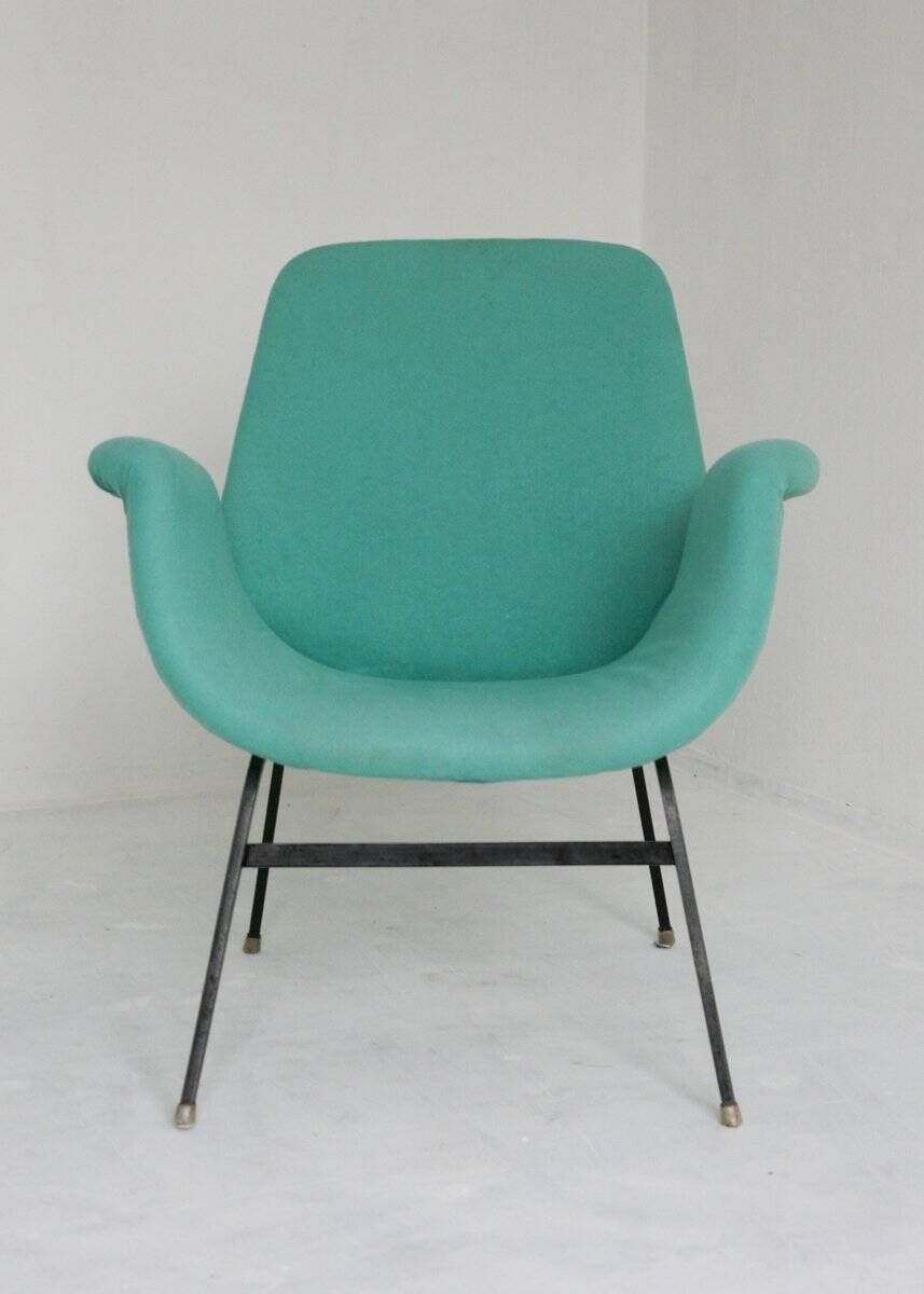 Fauteuil lounge moderne du milieu du siècle