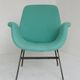 Fauteuil lounge moderne du milieu du siècle