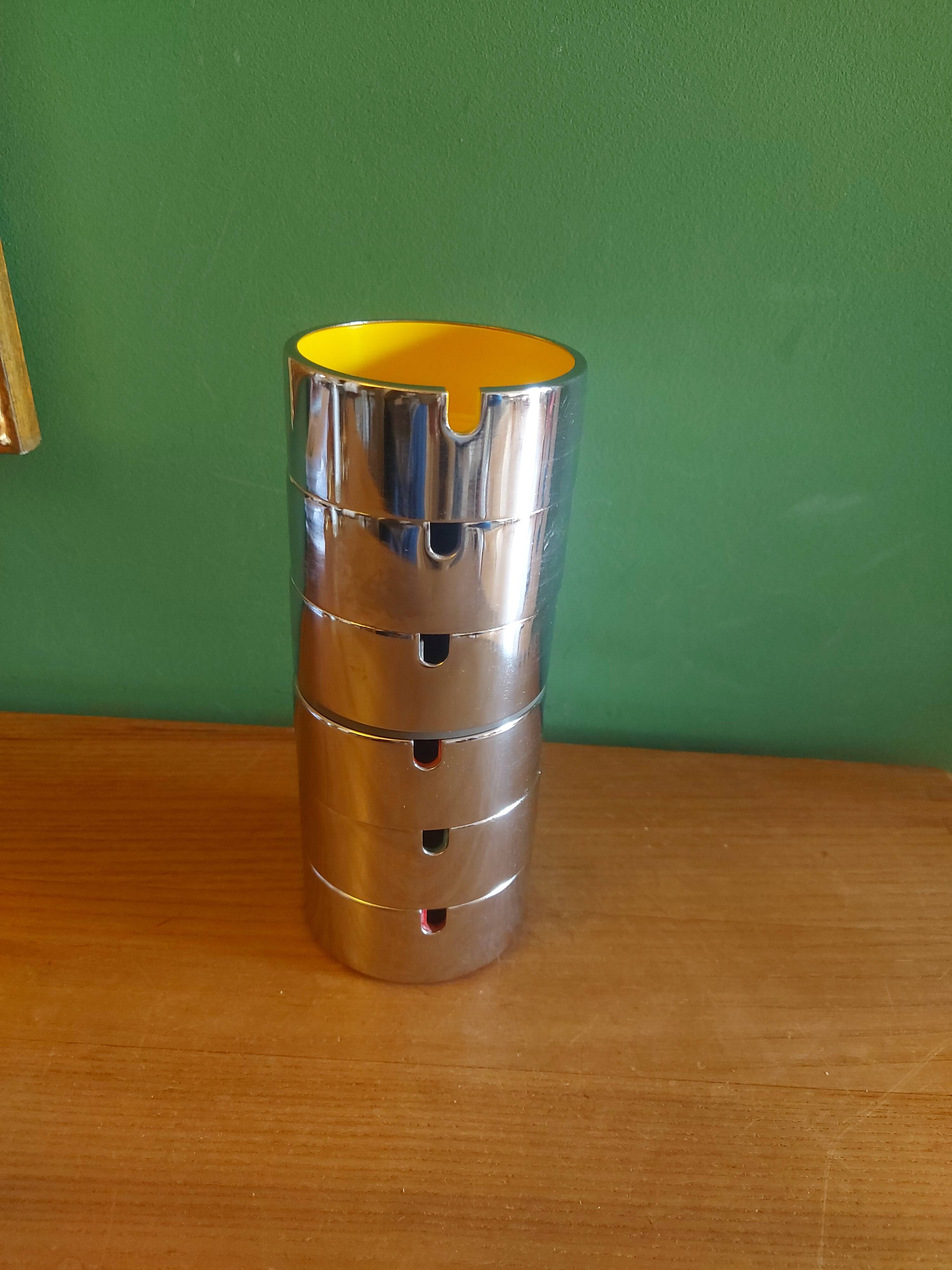 Set of 6 vintage isamu kenmochi ashtrays, edited for shell