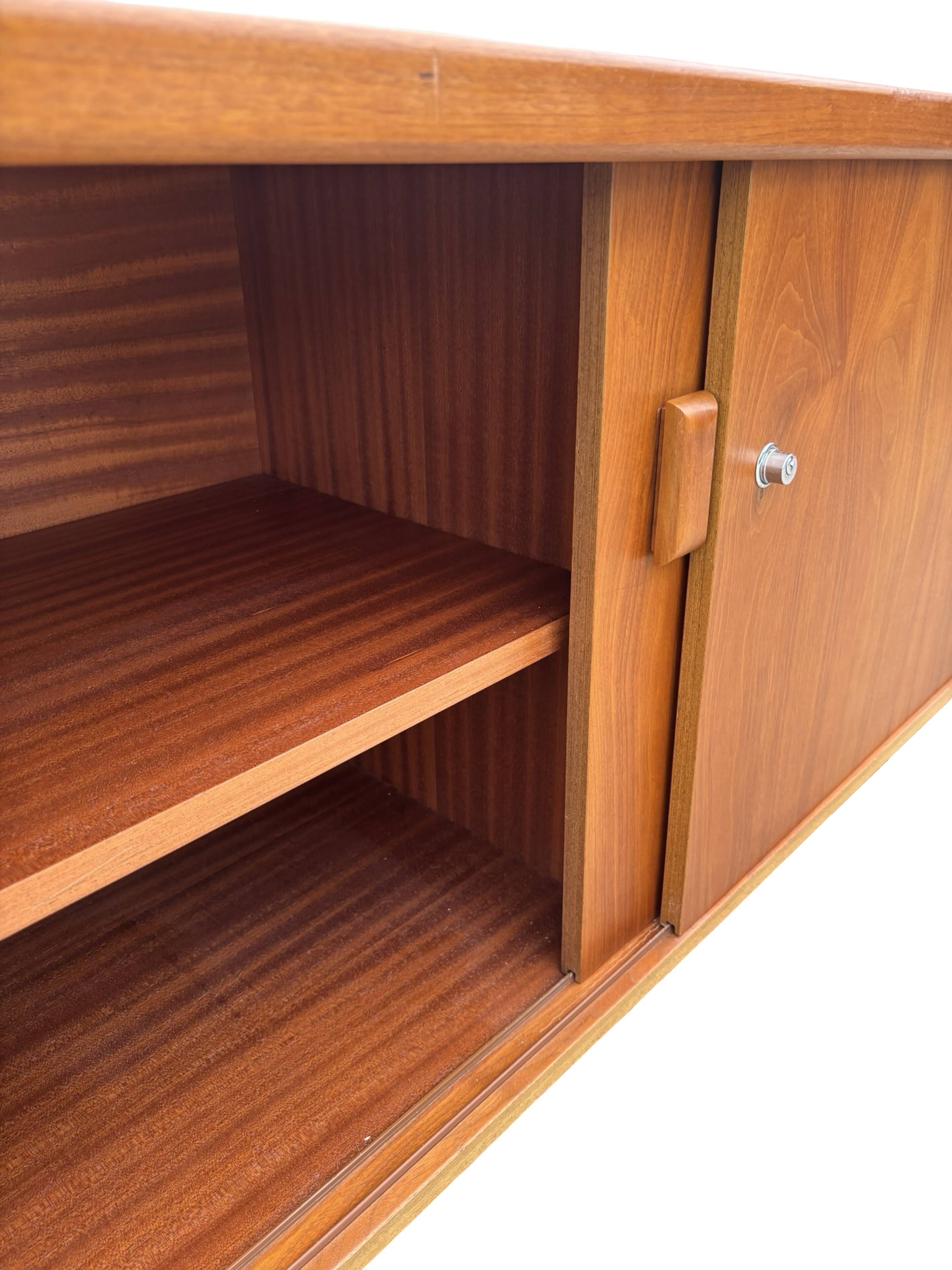Vintage Sideboard Lowboard TV Cabinet 1960s Teak