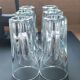 6 elegant and thick Susa glasses of approximately 16 cl