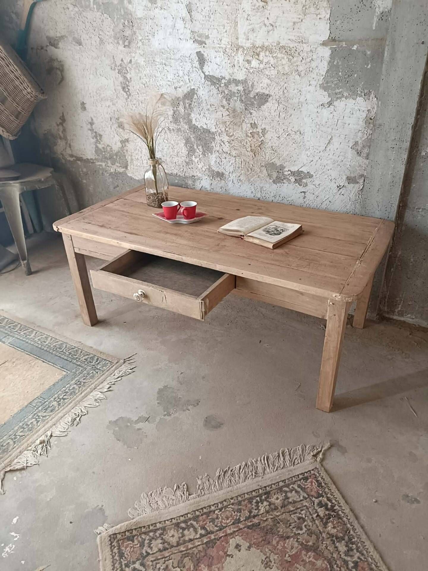 Table basse de ferme